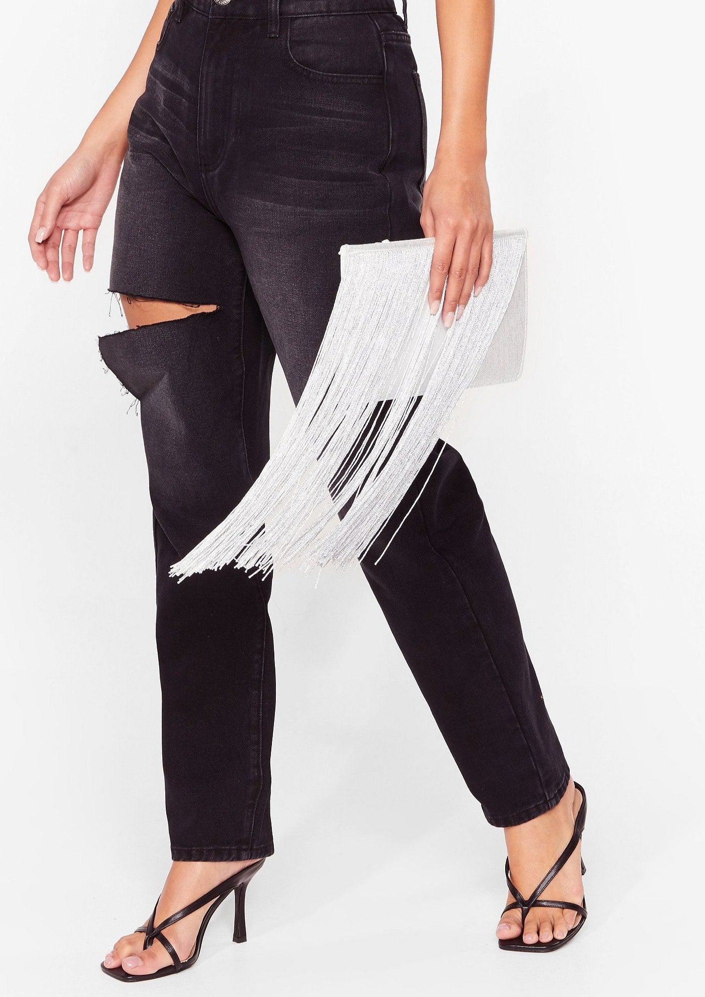 TWILIGHT FRINGE CLUTCH BAG - The Glow Hous